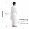 Terry Cotton Ihram for Young Adults – Soft, Breathable & Comfortable