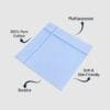 Pure Cotton Handkerchief - Premium Quality, Pastel Colors