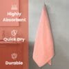 Zero Twist Cotton Bath Towel – Twin Layer, Ultra Soft