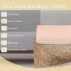 100% Pure Bamboo Bath Towel – Turkish Style, Soft, Absorbent
