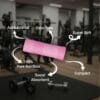 100% Bamboo Gym Towels , Pin Stripe – Pack of 3