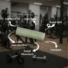100% Bamboo Gym Towels , Cosmo – Pack of 3