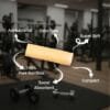 100% Bamboo Gym Towels , Cosmo – Pack of 3