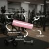 100% Bamboo Gym Towels, Ladder Stripe – Pack of 3