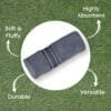 100% Pure Cotton Terry Hand Towels Pack of 4