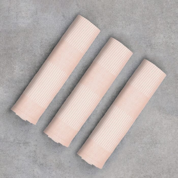100% Bamboo Gym Towels , Pin Stripe – Pack of 3