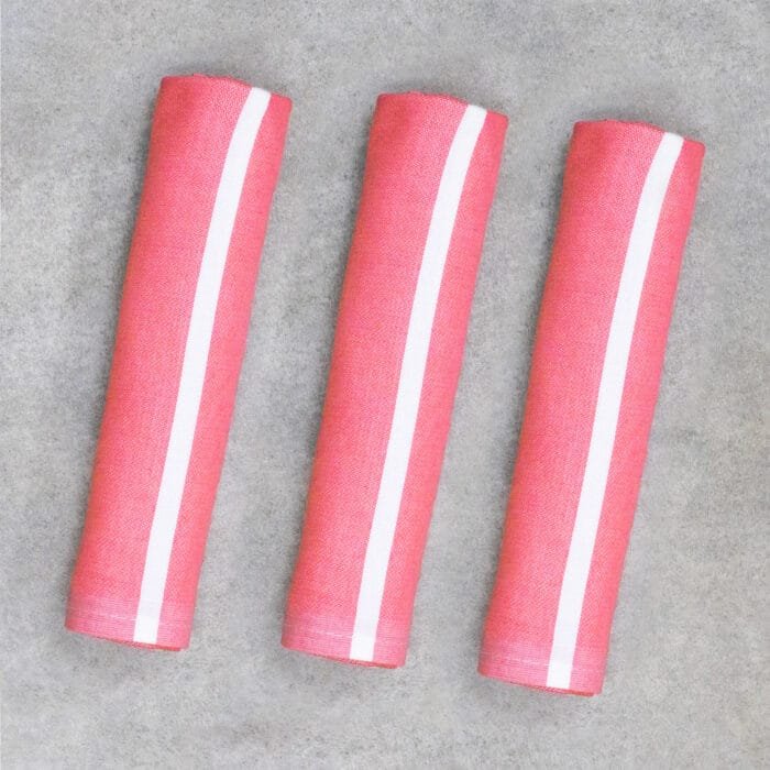 100% Bamboo Gym Towels, Ladder Stripe – Pack of 3