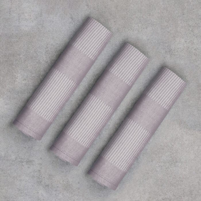 100% Bamboo Gym Towels , Pin Stripe – Pack of 3