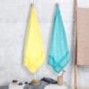 100% Pure Bamboo Bath Towel Pack of 2 – Pin Stripe, Soft & Eco-Friendly