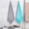 100% Pure Bamboo Bath Towel Pack of 2 – Pin Stripe, Soft & Eco-Friendly