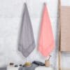 100% Pure Bamboo Bath Towel Pack of 2 – Pin Stripe, Soft & Eco-Friendly