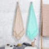 100% Pure Bamboo Bath Towel Pack of 2 – Pin Stripe, Soft & Eco-Friendly