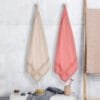 100% Pure Bamboo Bath Towel Pack of 2 – Pin Stripe, Soft & Eco-Friendly