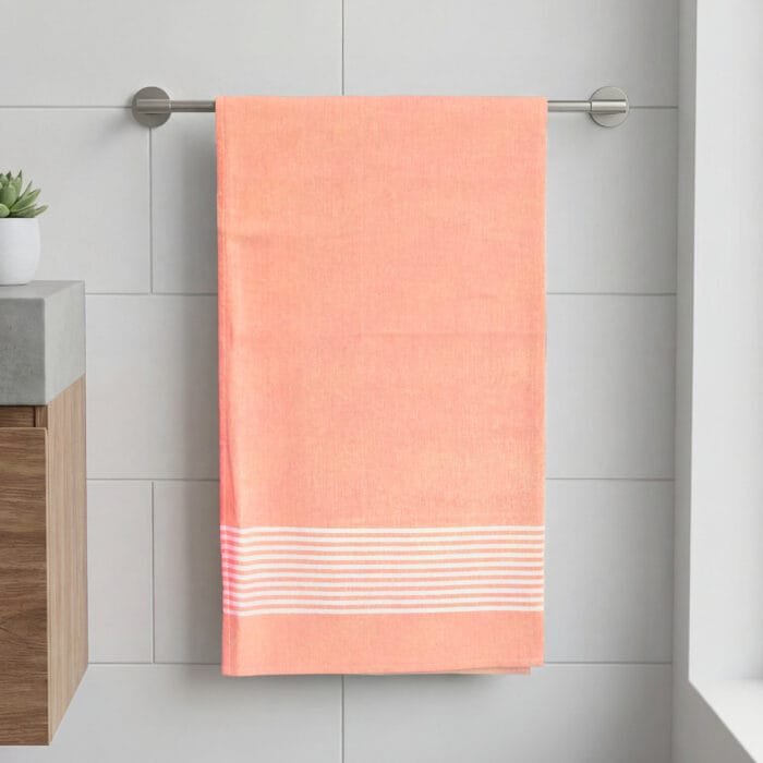 02 Pure Cotton Bath Towels 30x60 Inch, Pack of 2 – Soft and Absorbent