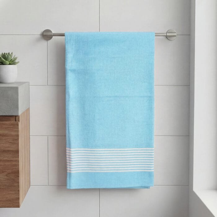 02 Pure Cotton Bath Towels 30x60 Inch, Pack of 2 – Soft and Absorbent