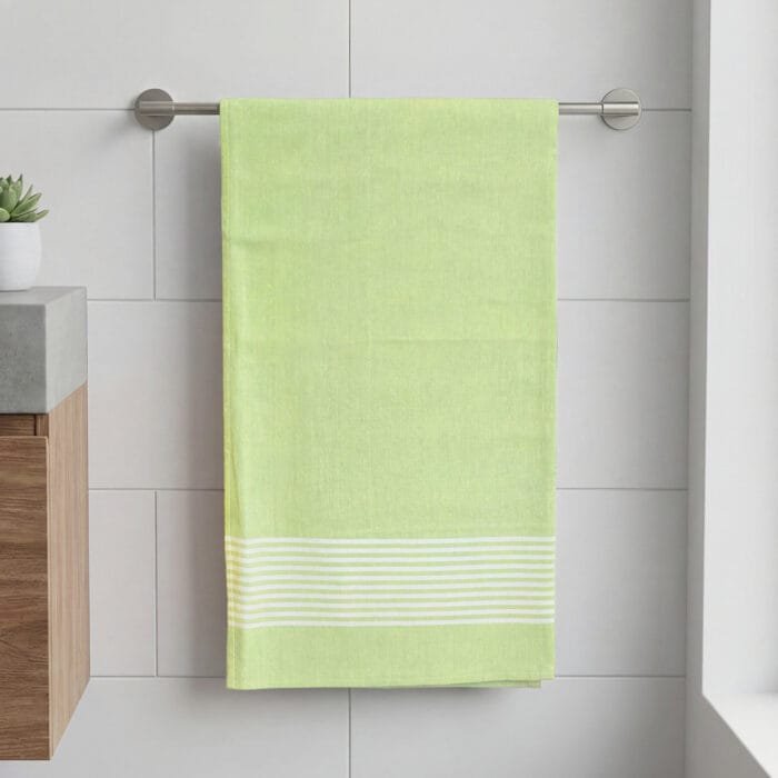 Natural Cotton Bath Towel 27x42 Inch, Pack of 2 – Soft and Absorbent