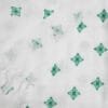 Pure Cotton Twin Layer Bath Towels 30x60 Inch, Pack of 2, White with Modern Contemporary Prints