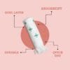 Pure Cotton Twin Layer Bath Towels 30x60 Inch, Pack of 2, White with Modern Contemporary Prints