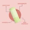 Natural Cotton Bath Towel 27x42 Inch, Pack of 2 – Soft and Absorbent