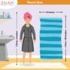 30x60 100% Cotton Eco Bath Towels Pack of 2 | 60x30 Inches