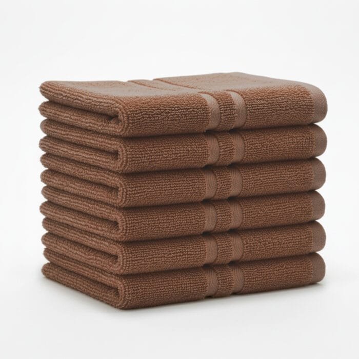 01 Terry Cotton Hand Towels Pack of 6 – 14x21 Inches