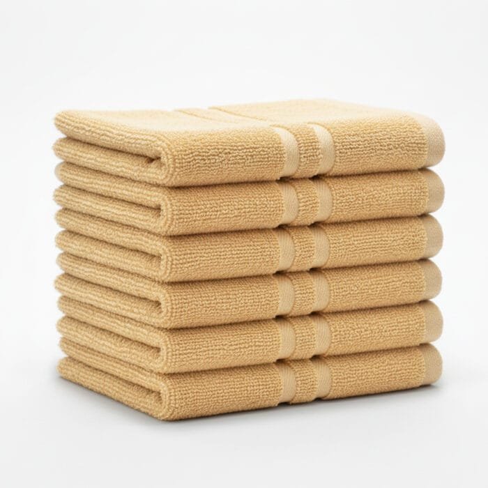 01 Terry Cotton Hand Towels Pack of 6 – 14x21 Inches