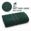 Terry Cotton Hand Towels Pack of 6 – 14x21 Inches