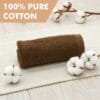 100% Cotton Terry Face Towels Pack of 6 – 12x12 Inches