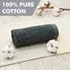 100% Cotton Terry Face Towels Pack of 6 – 12x12 Inches