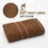 02 Terry Cotton Hand Towels Pack of 6 – 14x21 Inches