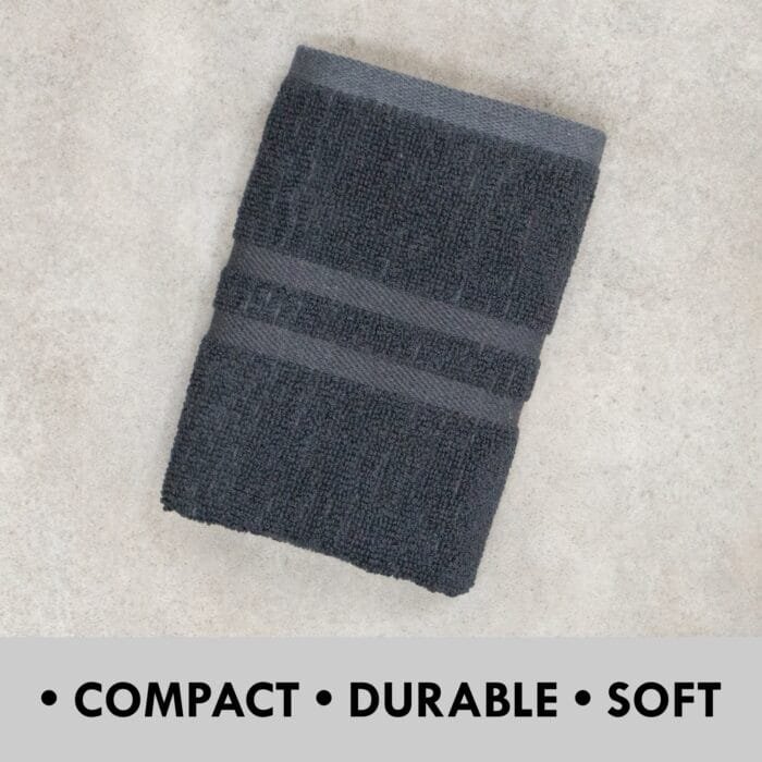 05 Terry Cotton Hand Towels Pack of 6 – 14x21 Inches
