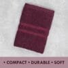 05 Terry Cotton Hand Towels Pack of 6 – 14x21 Inches