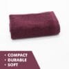 100% Cotton Terry Face Towels Pack of 6 – 12x12 Inches
