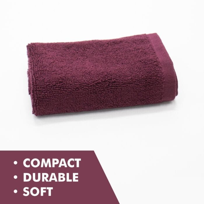 100% Cotton Terry Face Towels Pack of 6 – 12x12 Inches
