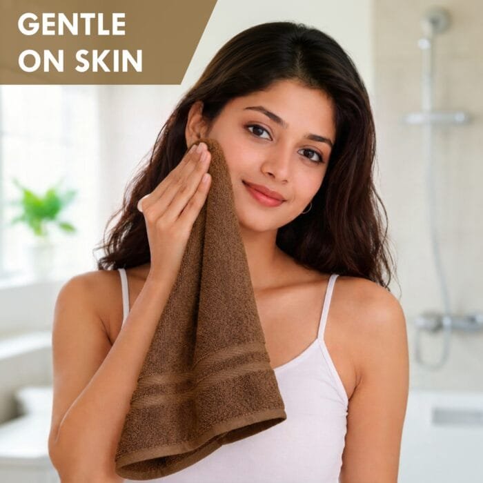 07 Terry Cotton Hand Towels Pack of 6 – 14x21 Inches