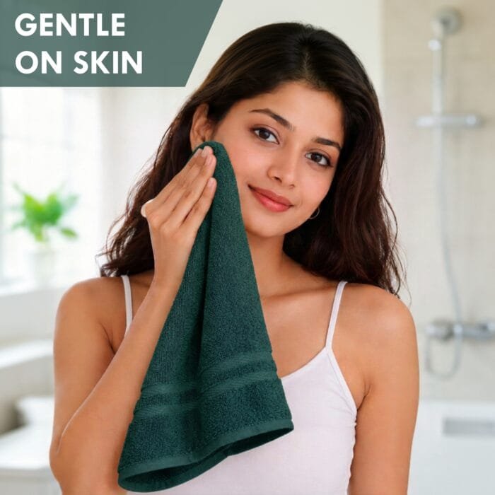 Terry Cotton Hand Towels Pack of 6 – 14x21 Inches
