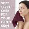 100% Cotton Terry Face Towels Pack of 6 – 12x12 Inches
