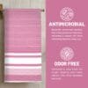 100% Pure Bamboo Bath Towel Highly Absorbent – Soft, Eco-Friendly